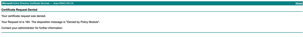 Troubleshoot Error