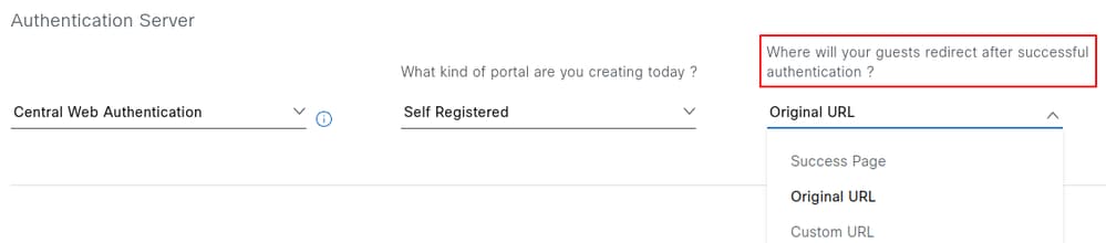 Where Guests Redirect After Successful Authentication