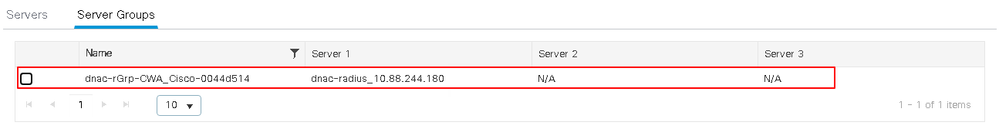Server Groups