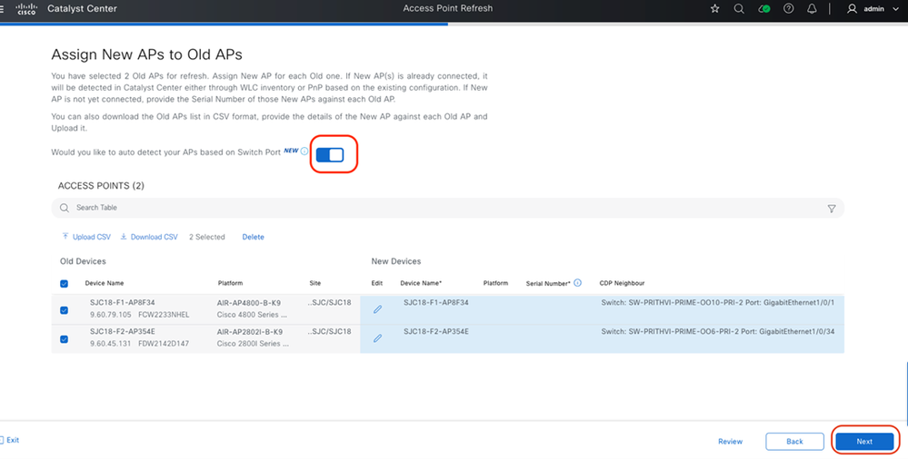 Access Point Auto Detection Option