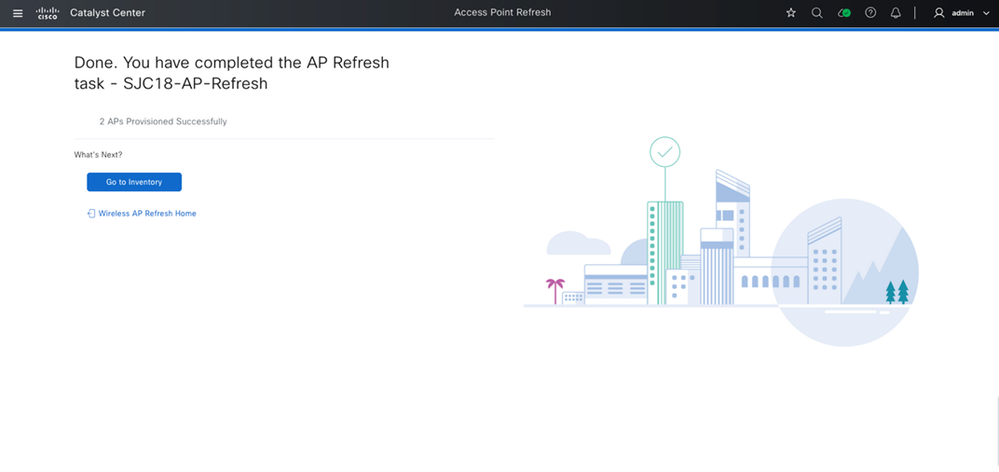Workflow Completion Page