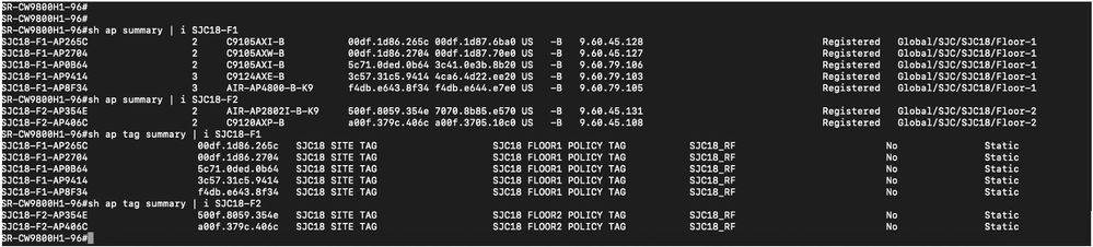 WLC CLI Before Example