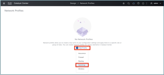 Create network profile