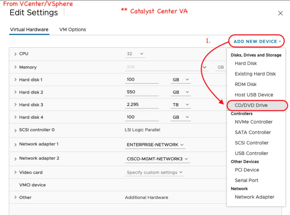 ESXi Add New Device