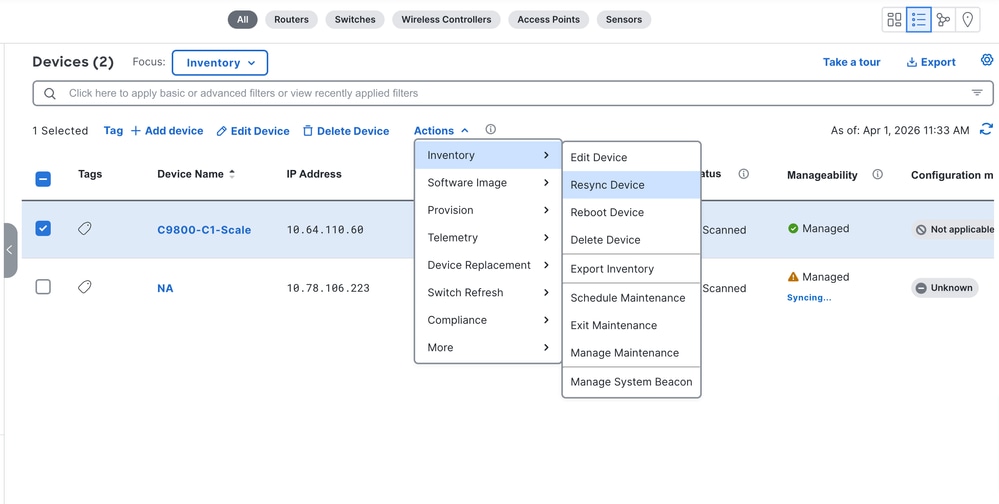 Resync Device
