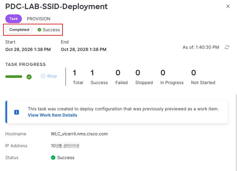 Image 12. Deploy Task Succesful