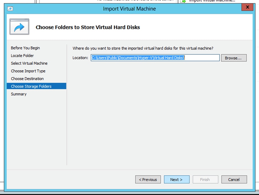 Folder to store virtual HD