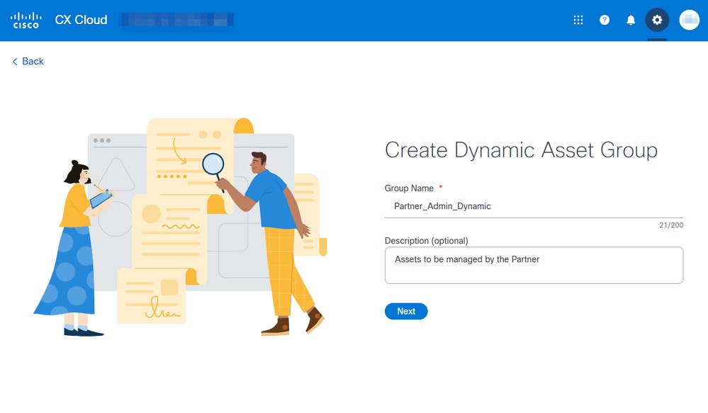 Create Dynamic Asset Group View