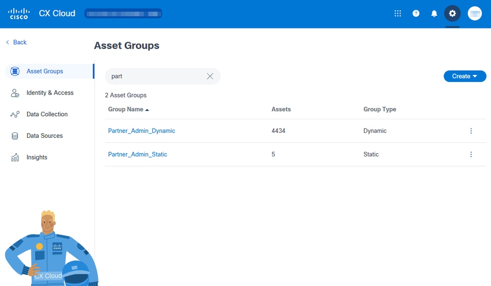 Dynamic Group Visible under Asset Groups View