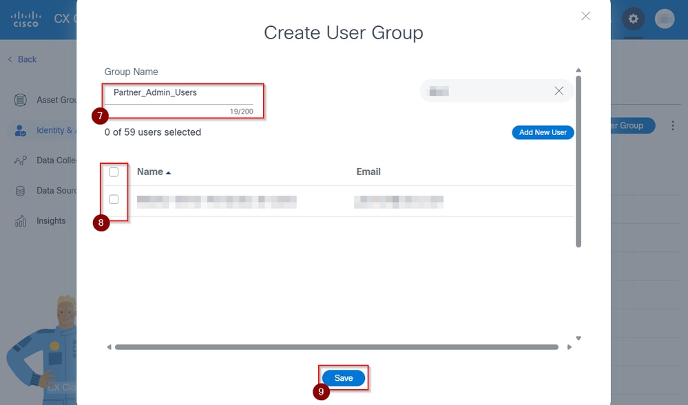 Create User Group View