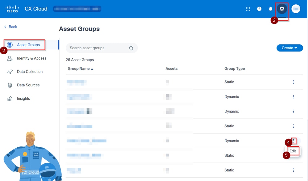 Edit Dynamic Asset Group