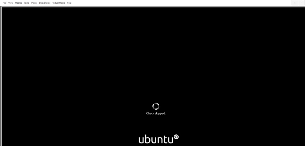 Ubuntu continues to boot