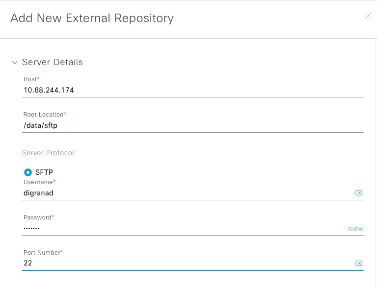 External Repository Configuration 1