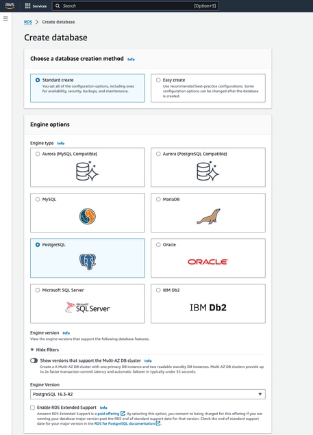 RDS Database Setup