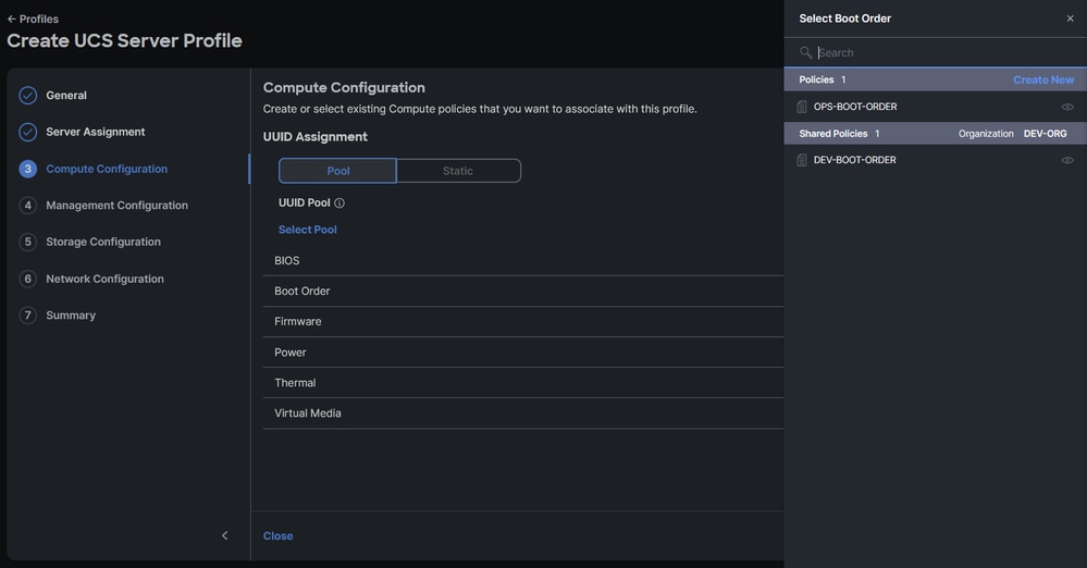 Verification with Server Profile 3