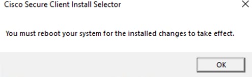 Reboot Requirement Window