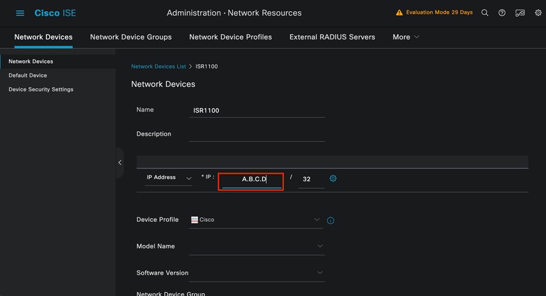 Network Device Creation