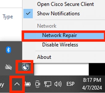 Network Repair Section