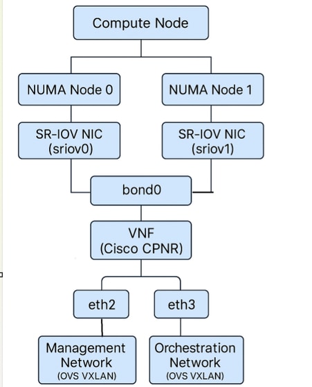 VNF Network Interface Connectivity Diagram