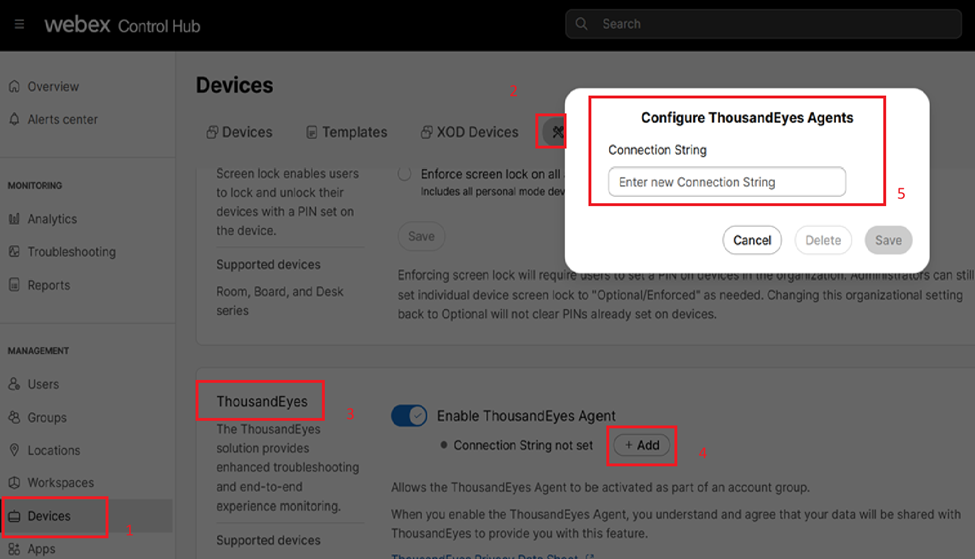 Global TE Settings CH