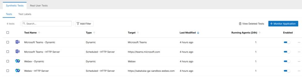 Webex Test Template