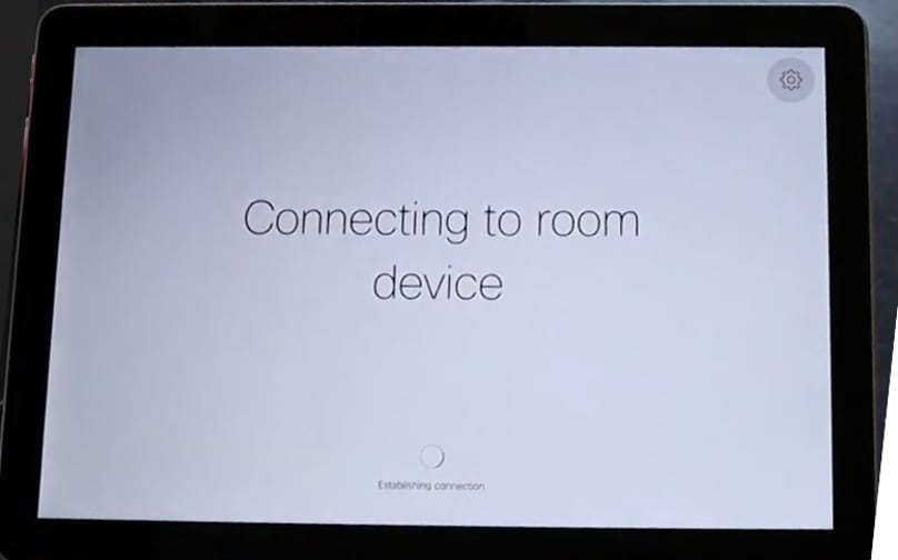 Conectando ao dispositivo da sala
