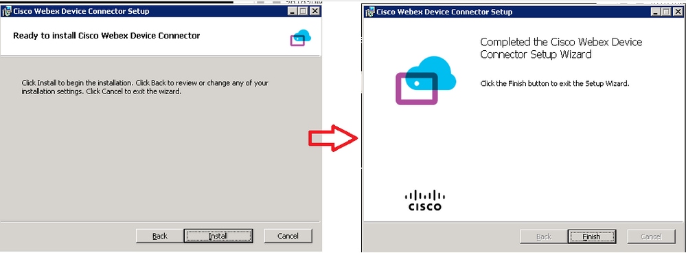 Install Webex Device Connector