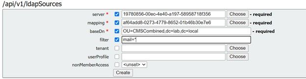 CMS LDAP Integration - Create New LDAP Source with Data