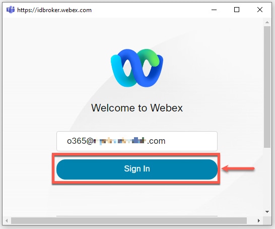 Webex Log In