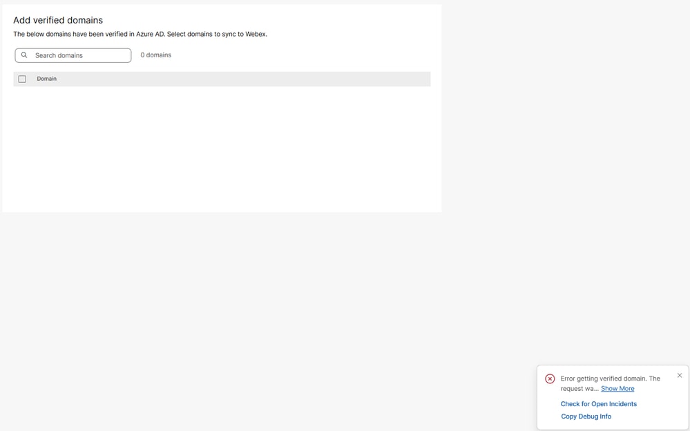 Add Verified Domains