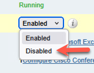 drop-down menu