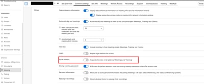 Control Hub - Security Option
