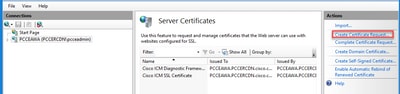 IIS Create Certificate Signing request