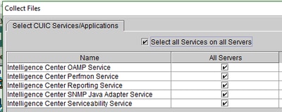 Download Logs with RTMT for CUIC