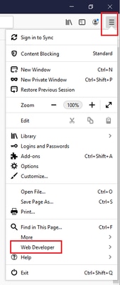 Setup Log from Firefox