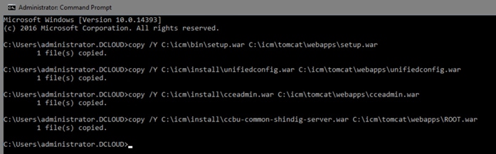 Open CMD as Administrator