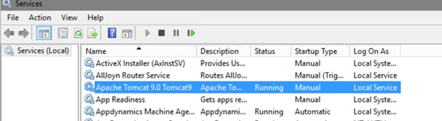 Start Apache Tomcat, IIS and World Wide Web Service
