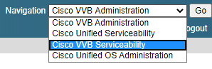 Cisco VVB Serviceability
