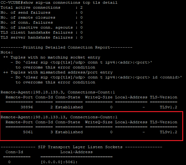 SIP TLS Connection Between CVP and CUBE from CUBE SSH Console