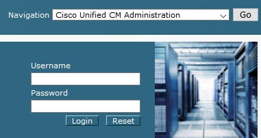 CUCM Administration Interface
