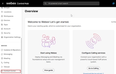 Control hub overview