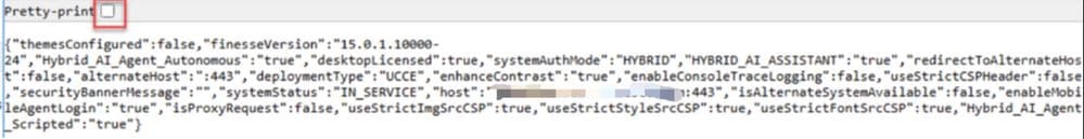 API Output