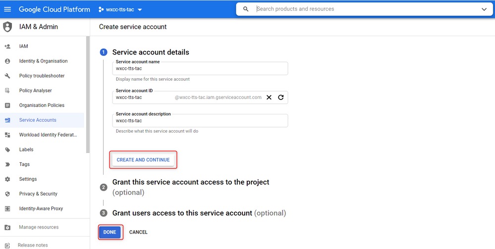 Configure Google Text To Speech For Webex Contact Center Cisco