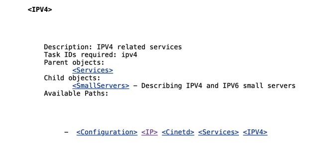 Cisco XML Schema Example