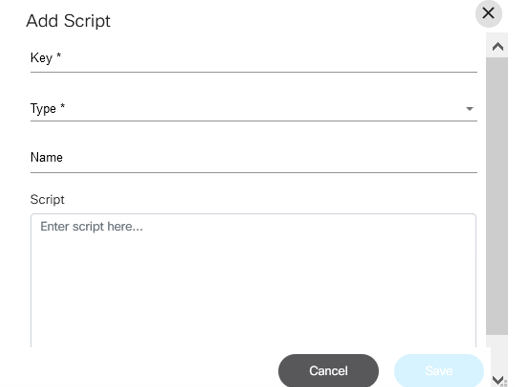 Add Script