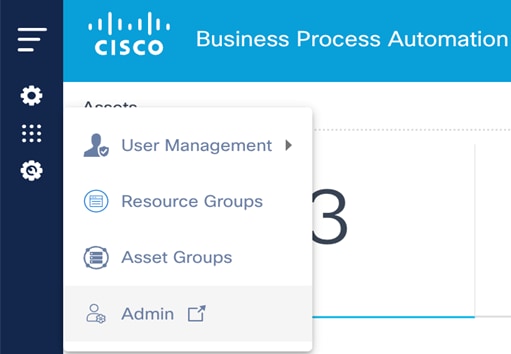 Admin Option in Menu