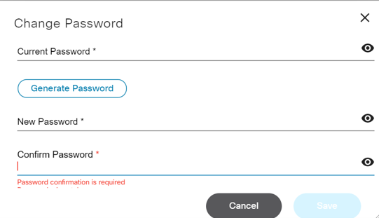 Change Password
