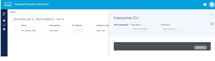 Interactive CLI Panel