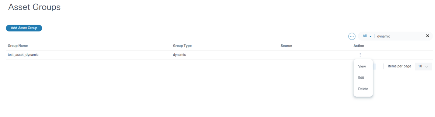 Delete Asset Group 1