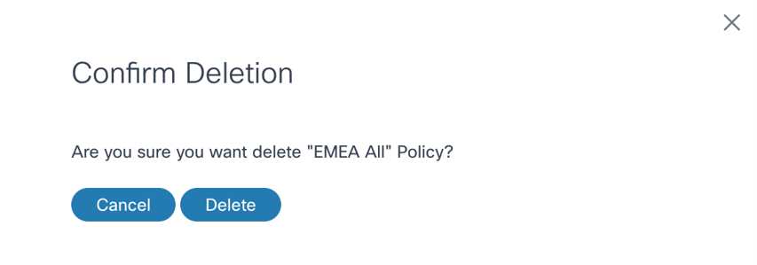 Confirm Deletion